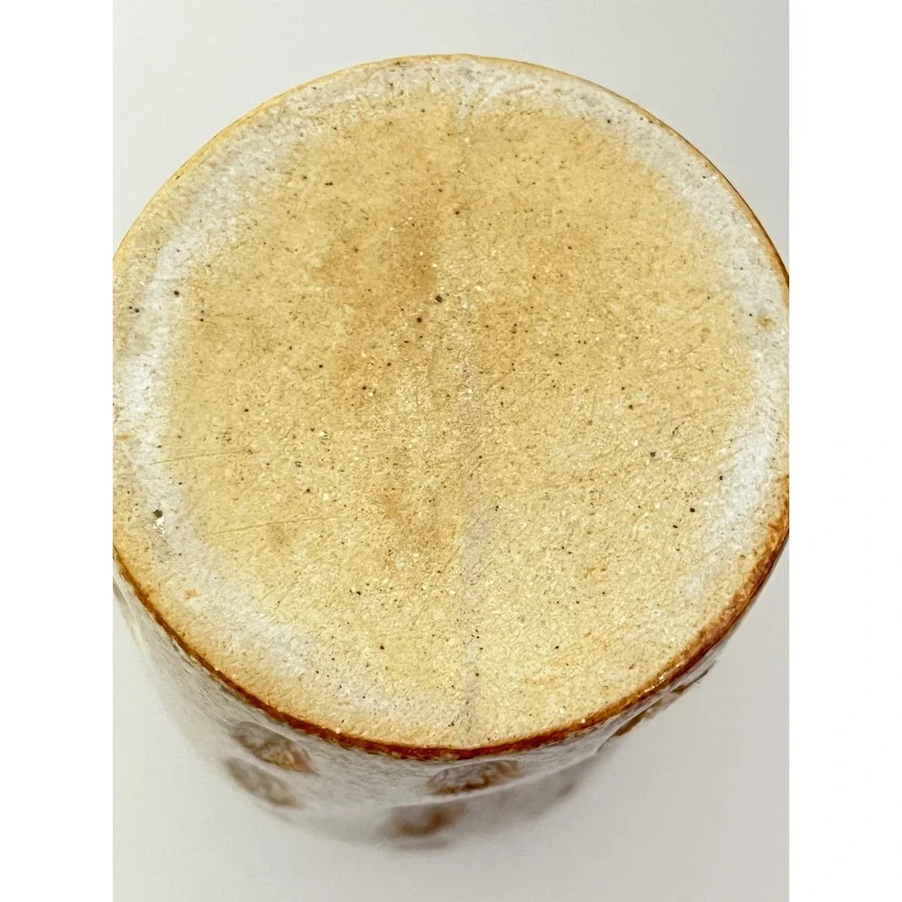 Unbranded Studio Pottery Bud Vase  Brown Speckled Textured Ceramic‎